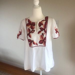 Madewell Embroidered Blouse